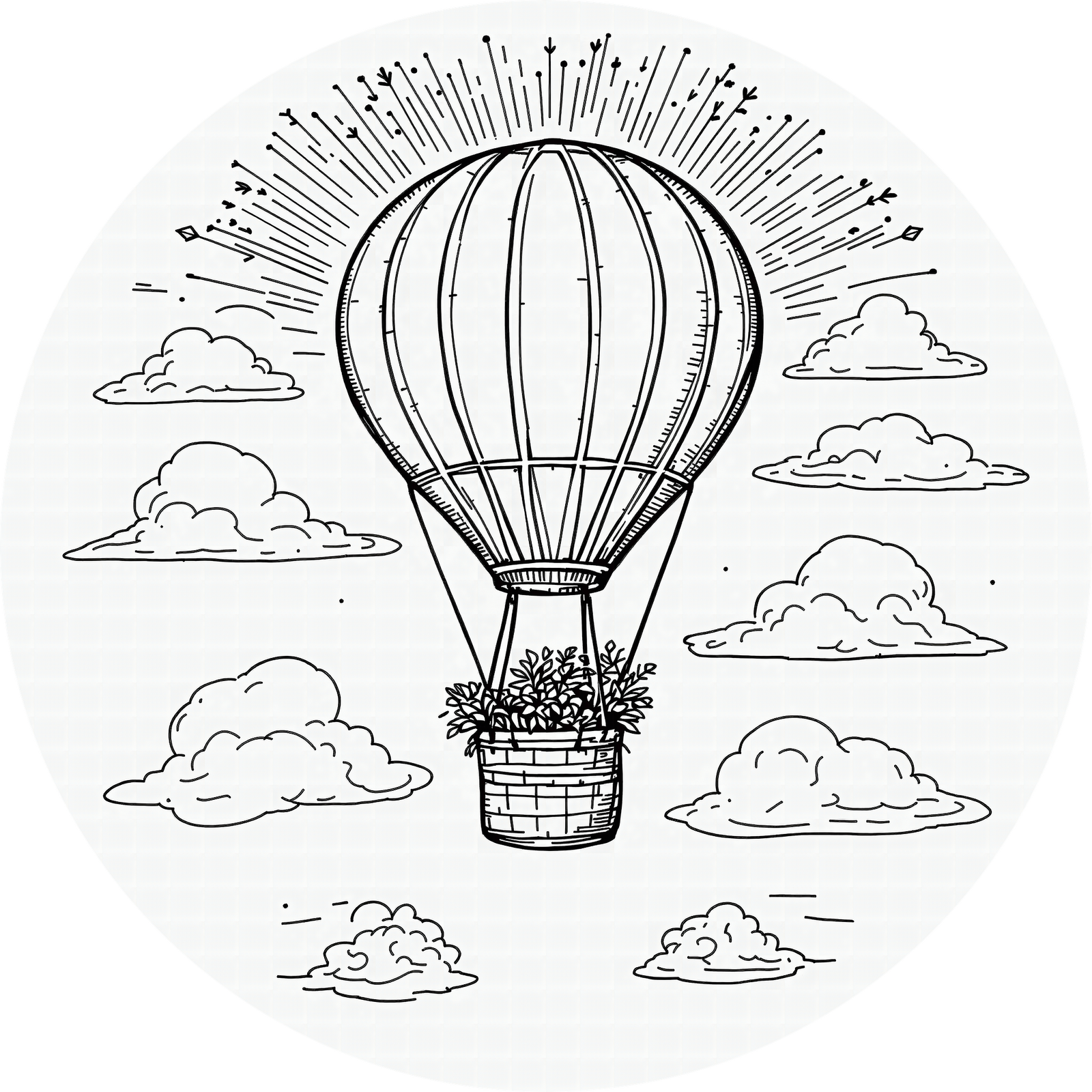 Aeronauticus botanicus — design motif