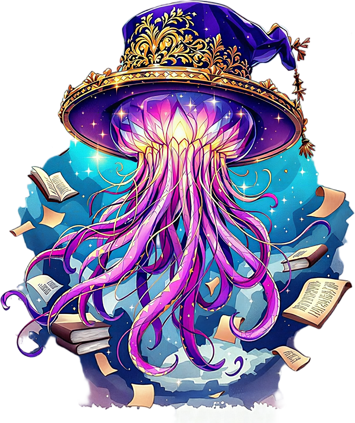 Cnidaria bibliothecarius — Plate III — design motif