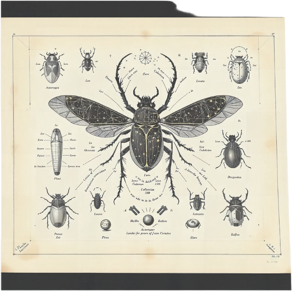 Coleoptera astronomicus — Planche V — design motif