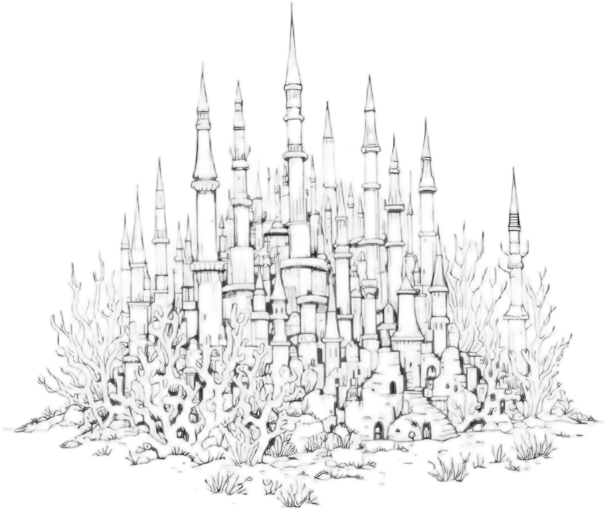 Corallium urbanus — Plate I — design motif