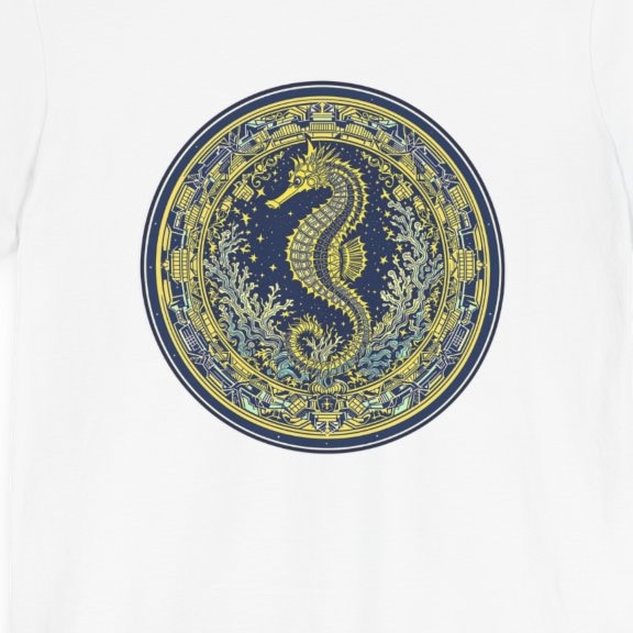 Hippocampus studiosus — Plate IV — design motif