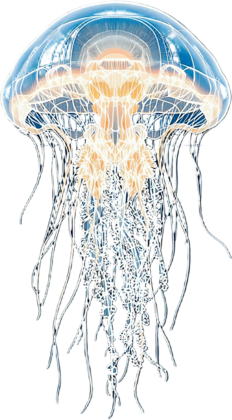 Hydromedusa phosphorica — Plate VI — design motif