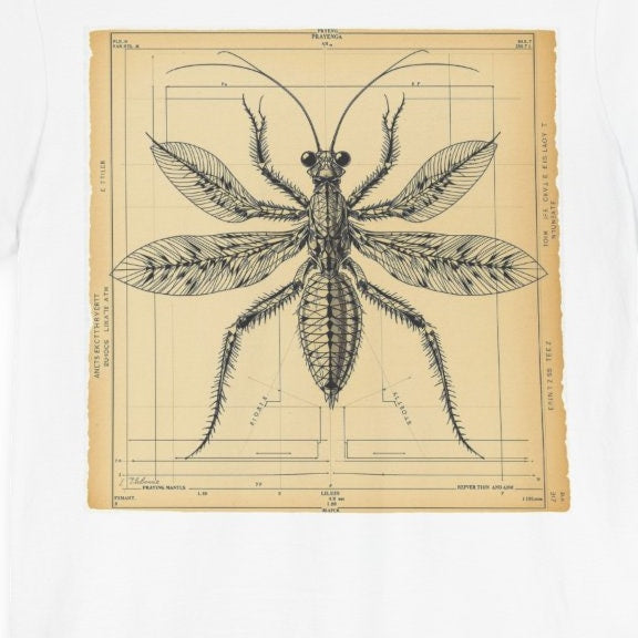 Mantis philosophus — Planche III — design motif