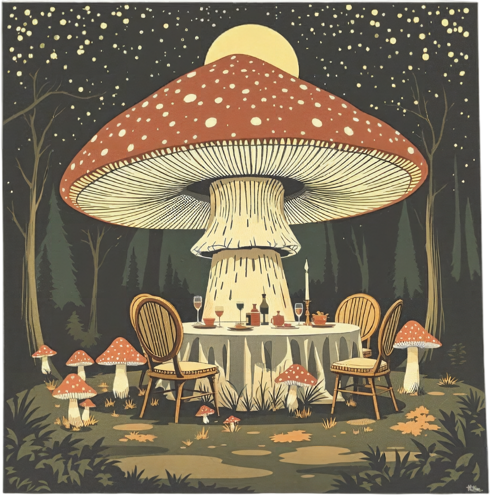 Myceticus convivium — Plate III — design motif