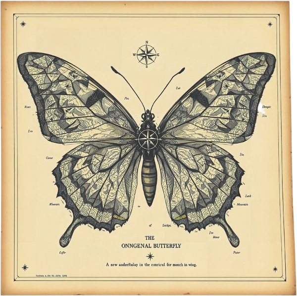 Papilio cartographicus — Planche VIII — design motif