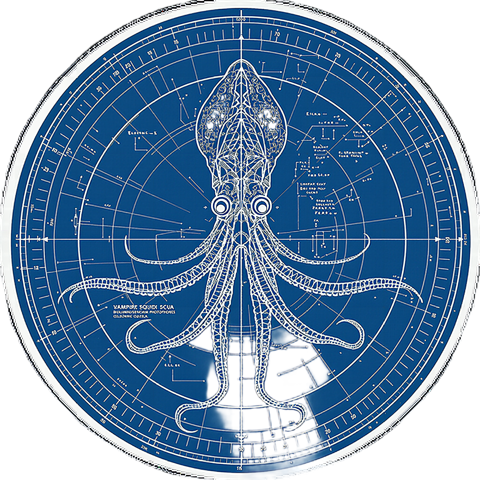 Vampyroteuthis spectacularis — Plate V — design motif